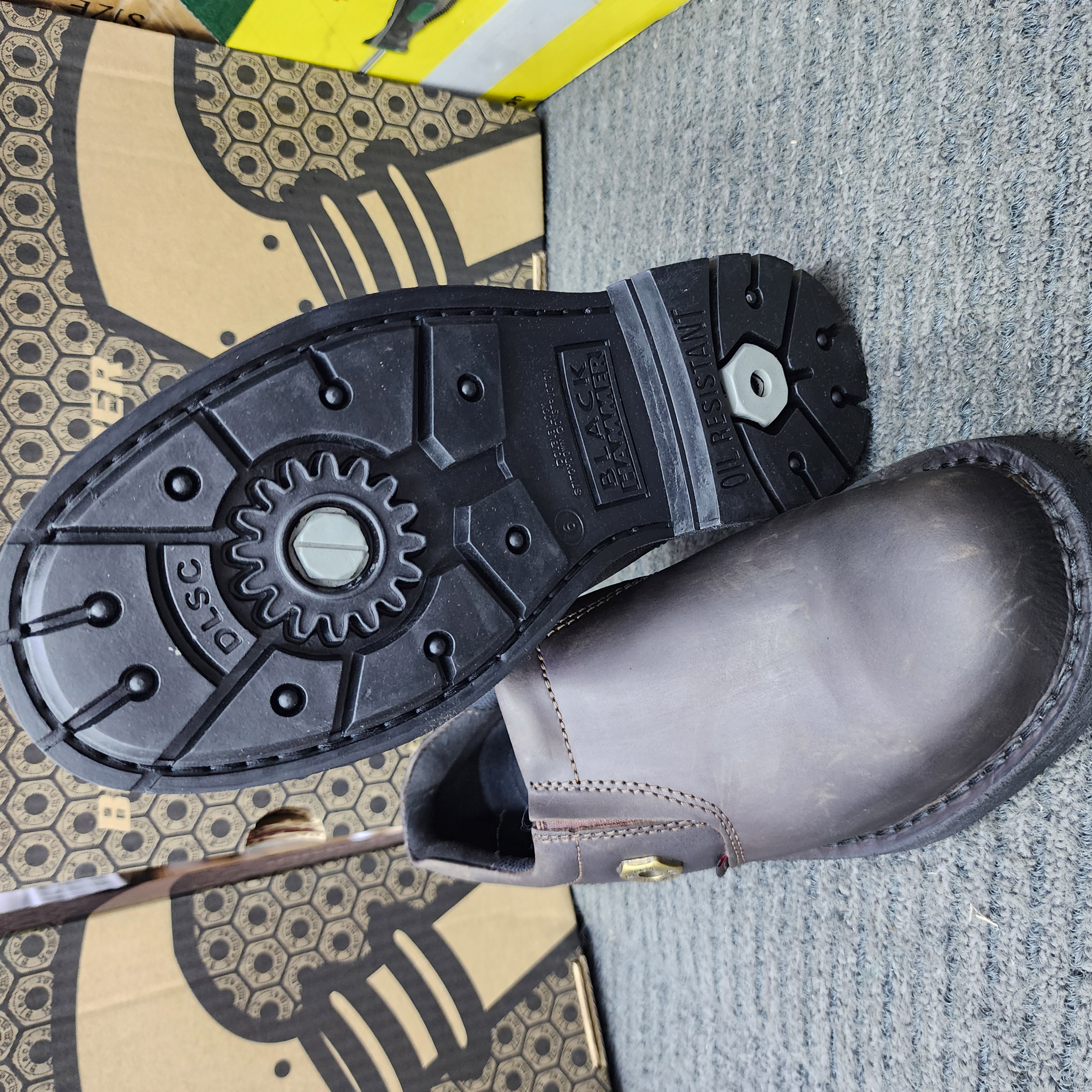 Black Hammer 4000 BH 4659 Series Low cut Slip on Safety Shoes Kasut Keselamatan