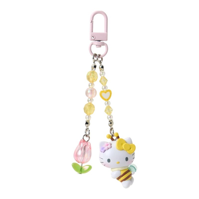 現貨｜Sanrio Hello Kitty 蜜蜂系列 日版 串珠掛飾 鎖匙扣 (79337-0)