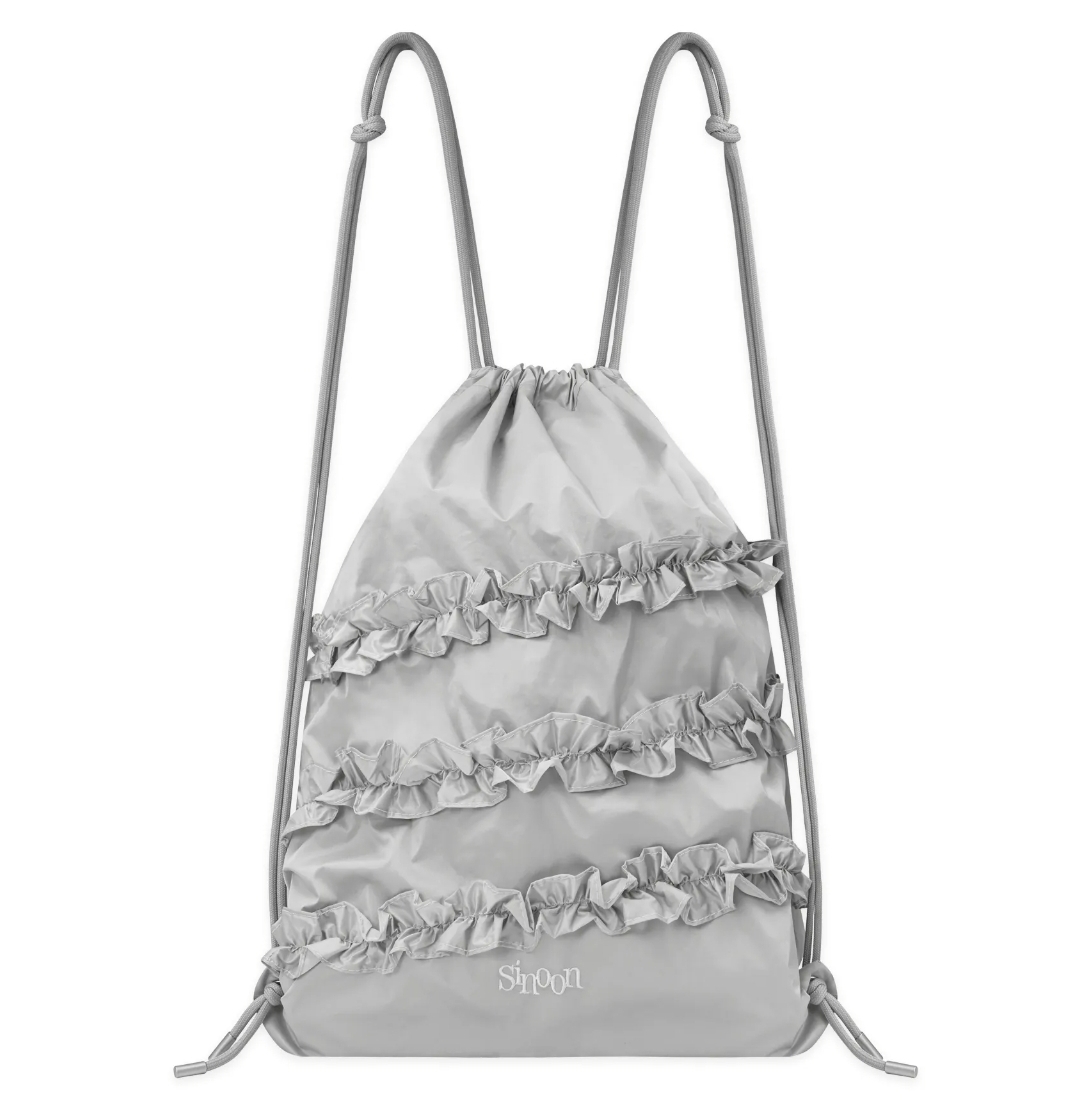 SINOON Ruffle String Bag
