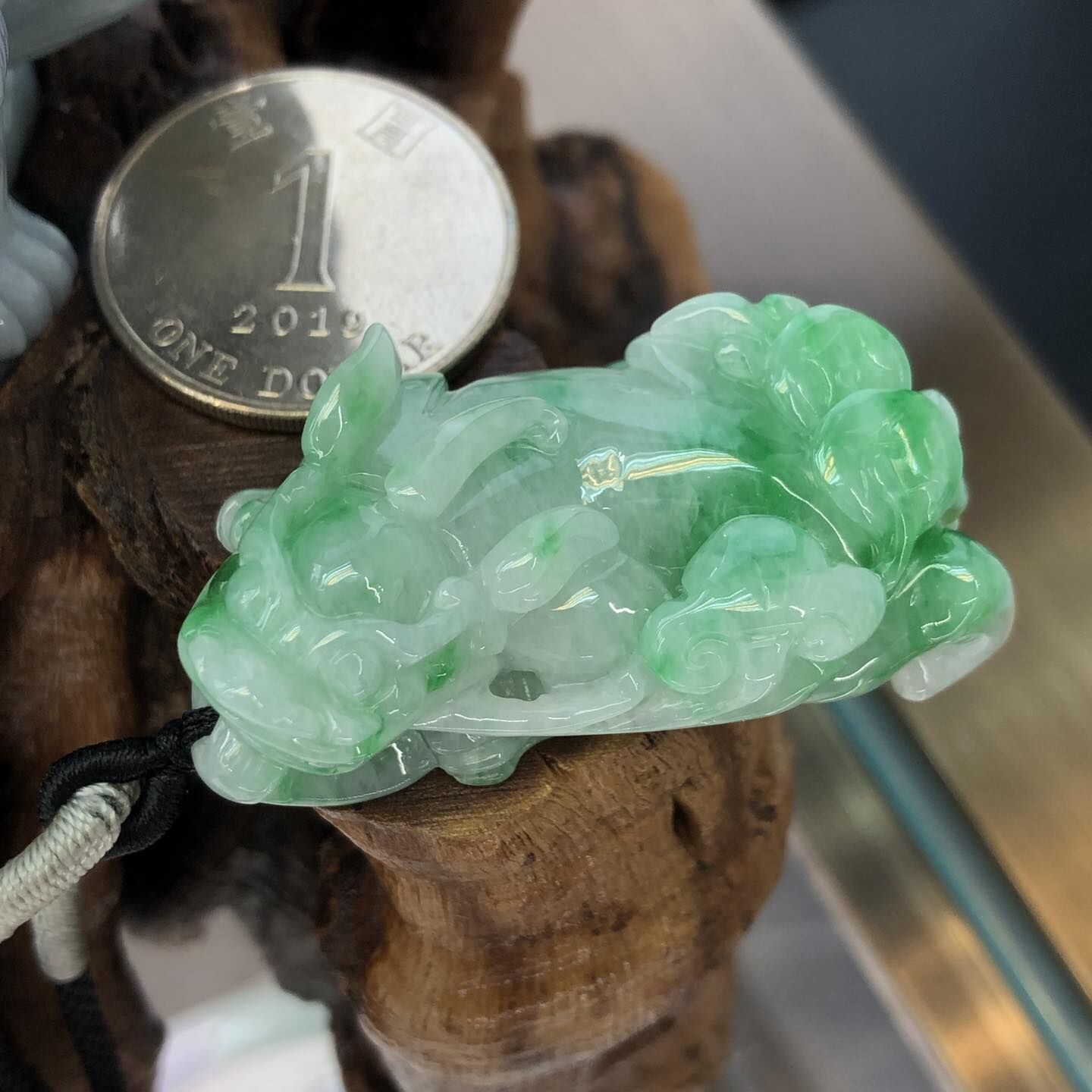 翠色花青貔貅 - 4