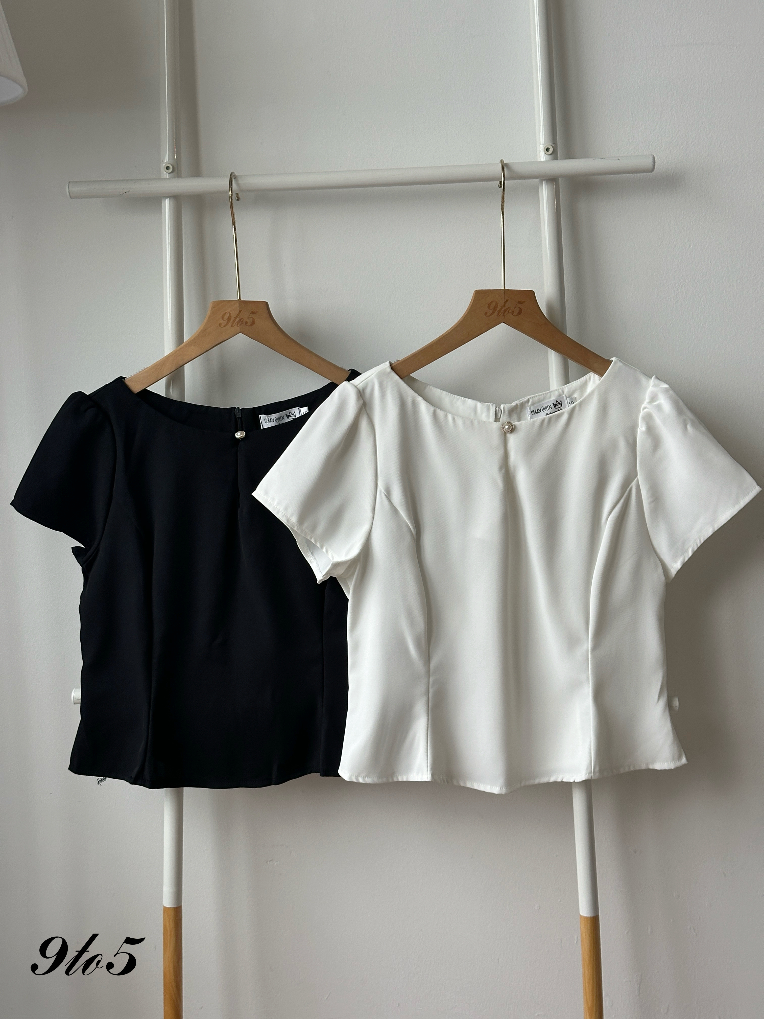 T4403 Puff Sleeve Blouse - 3 Colors 