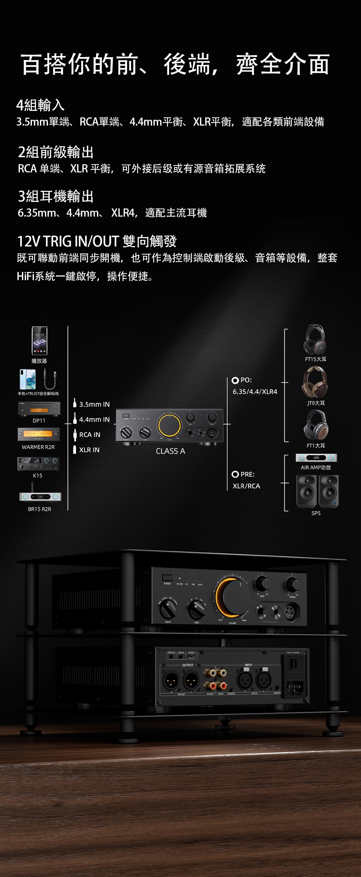 復古台式耳機功率放大器 CLASS A ~ FiiO Class A