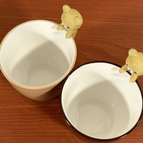 RK 日版 鬆弛熊立體公仔日式茶杯（2款）