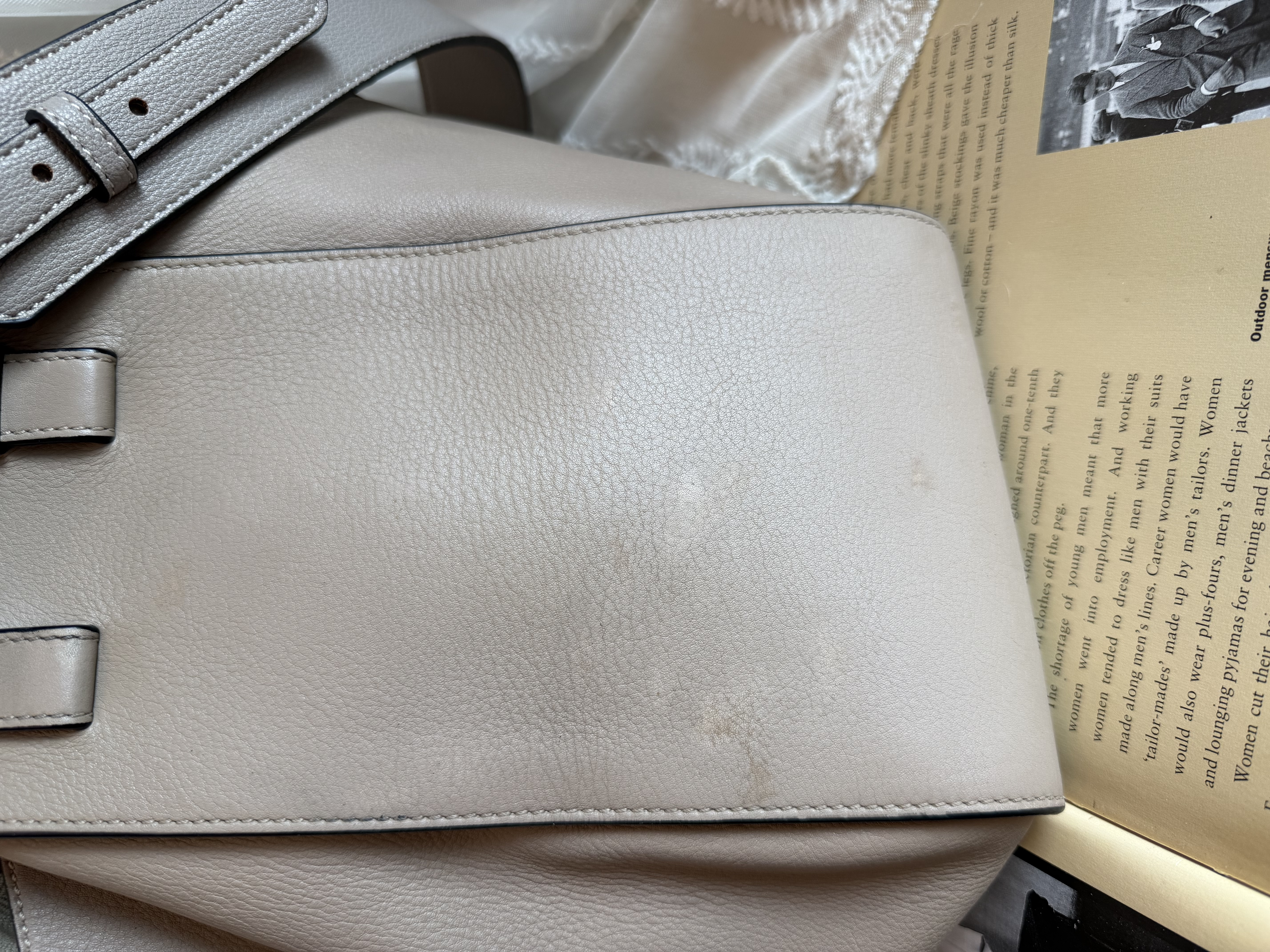 Loewe Hammock grey leather bag / shoulder bag handbag crossbody bag