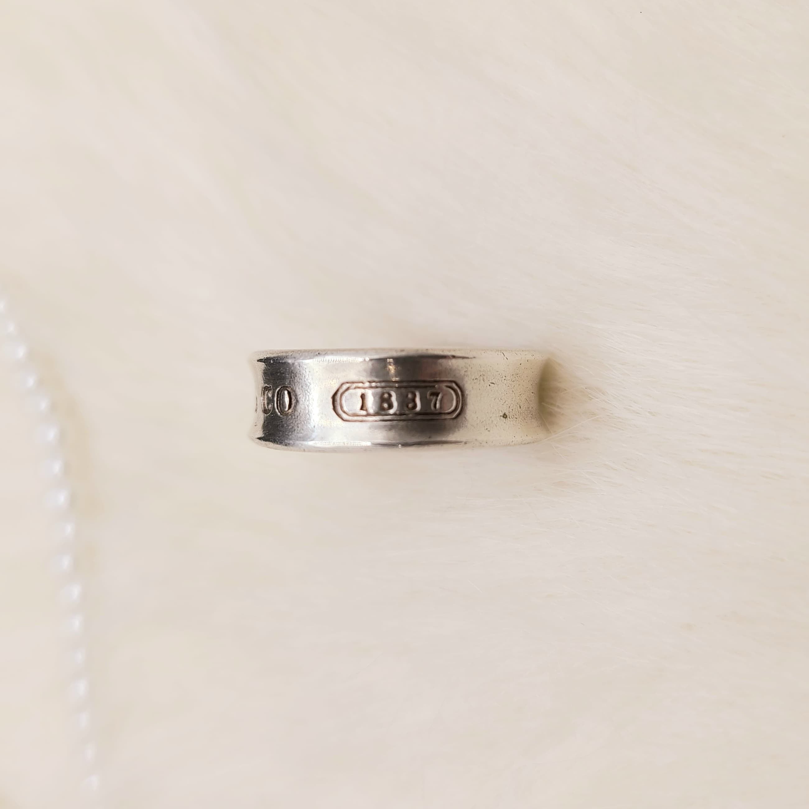 Tiffany & Co  1837 純銀戒指