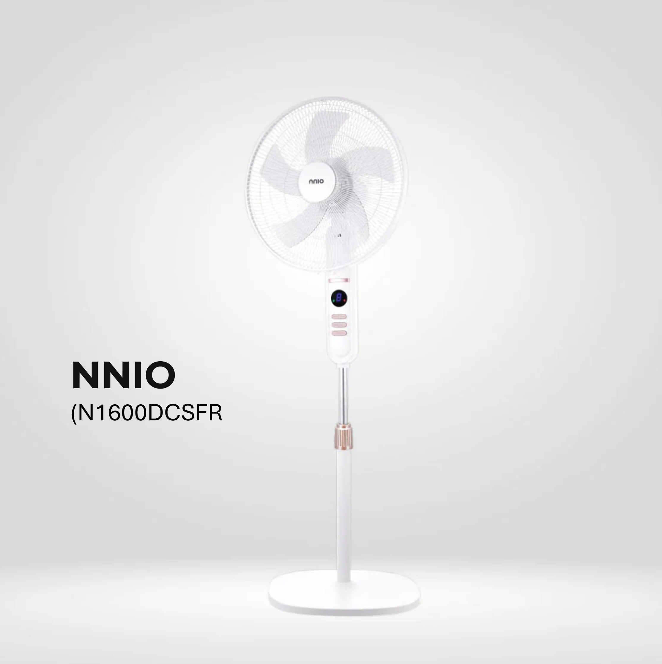 16" BLDC Motor Stand Fan with Remote Control, 9 Speed, 3 Mode (N1600DCSFR)