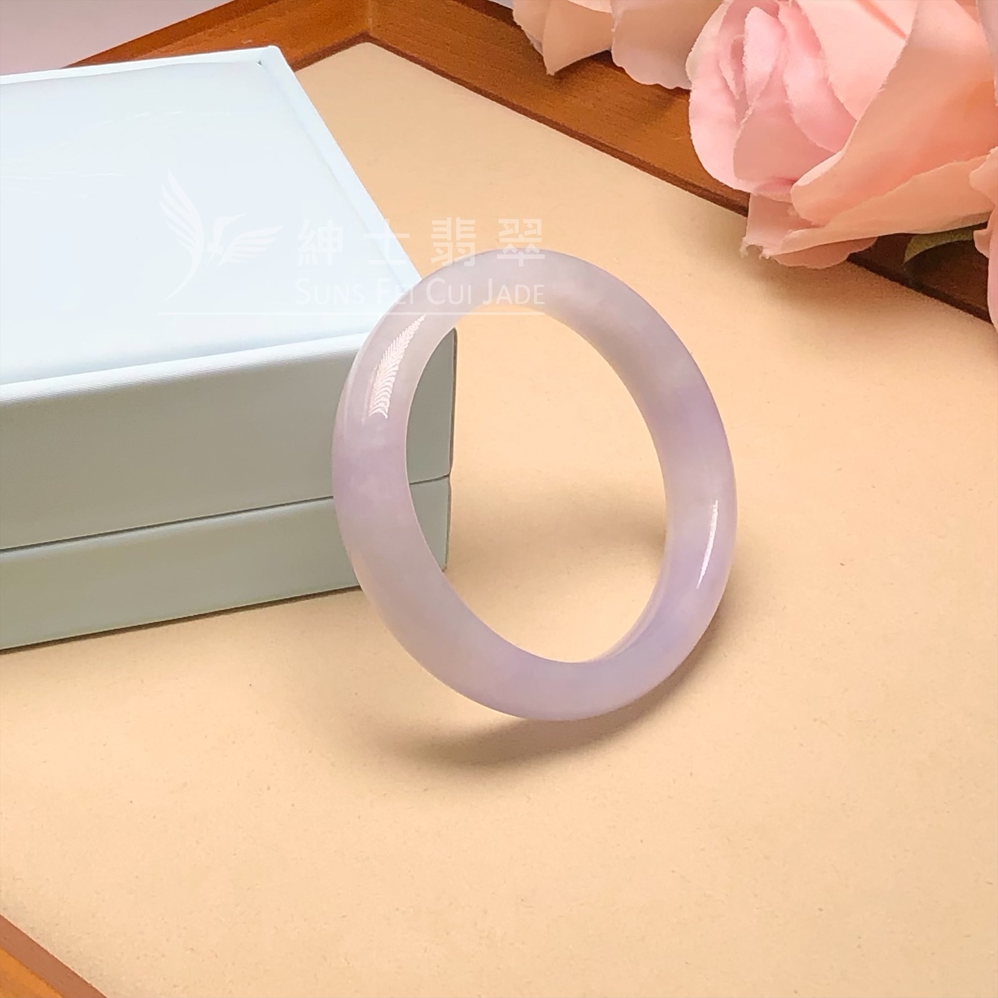 會卡紫羅蘭貴妃鐲51.6mm