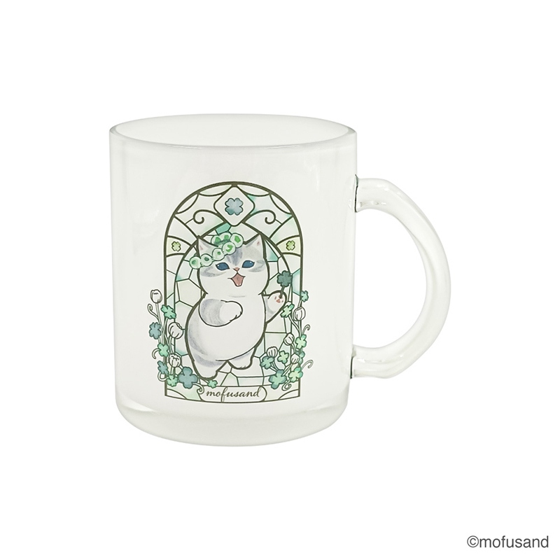 🌸 【預訂】mofusand 12/6新品-彩色玻璃杯