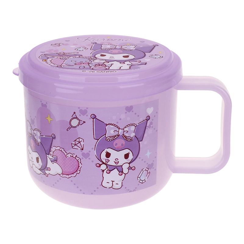 Kuromi 230ml BPA Free Plastic Cup with Lid 膠杯連蓋