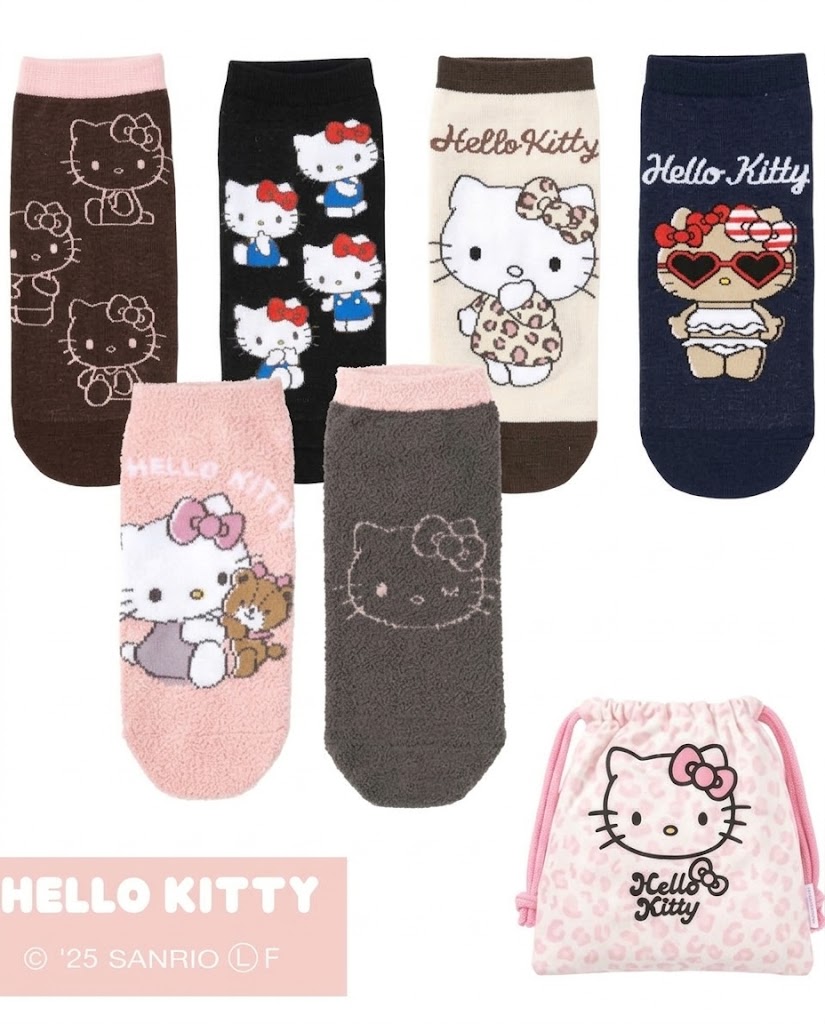 Sanrio Happy Bag (索袋連6對襪SET)