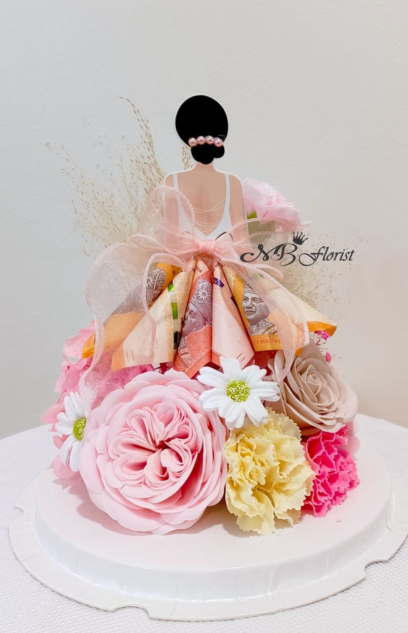 Valentine’s Money Bouquet（情人节有钱花束)