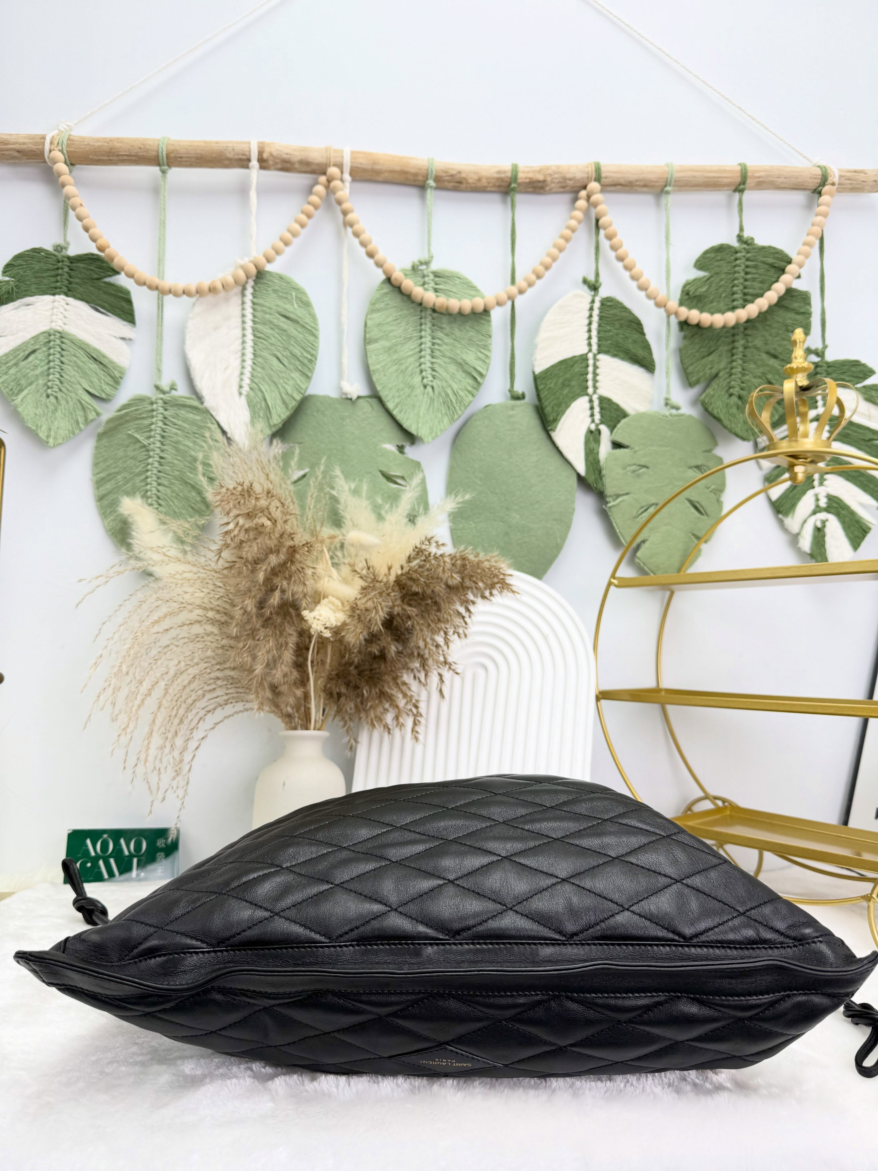 👜 PRE OWNED 🛍️黑金水桶包 有塵袋🖤