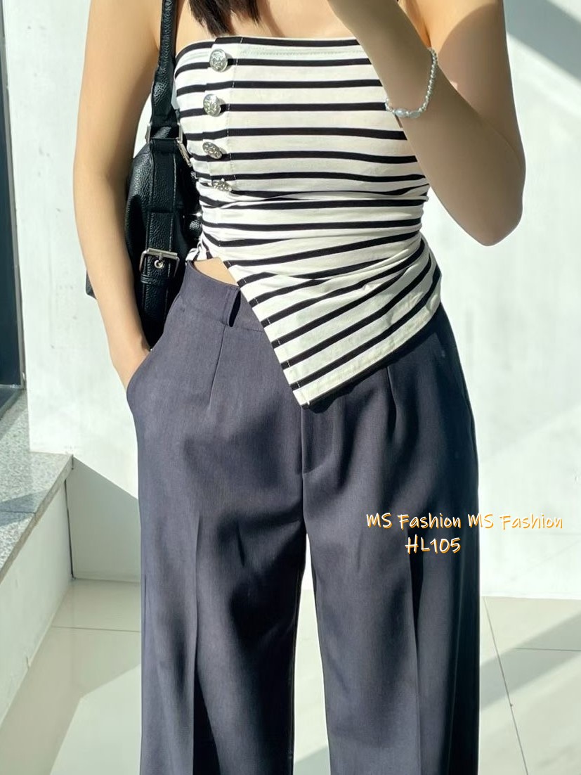 HL105 韓國🌼Howluk靚料闊筒西褲