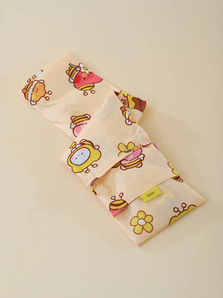 📦訂購 韓國代購 Line Friends BT21minini MARKET BAG (HONEY BEE) 購物袋