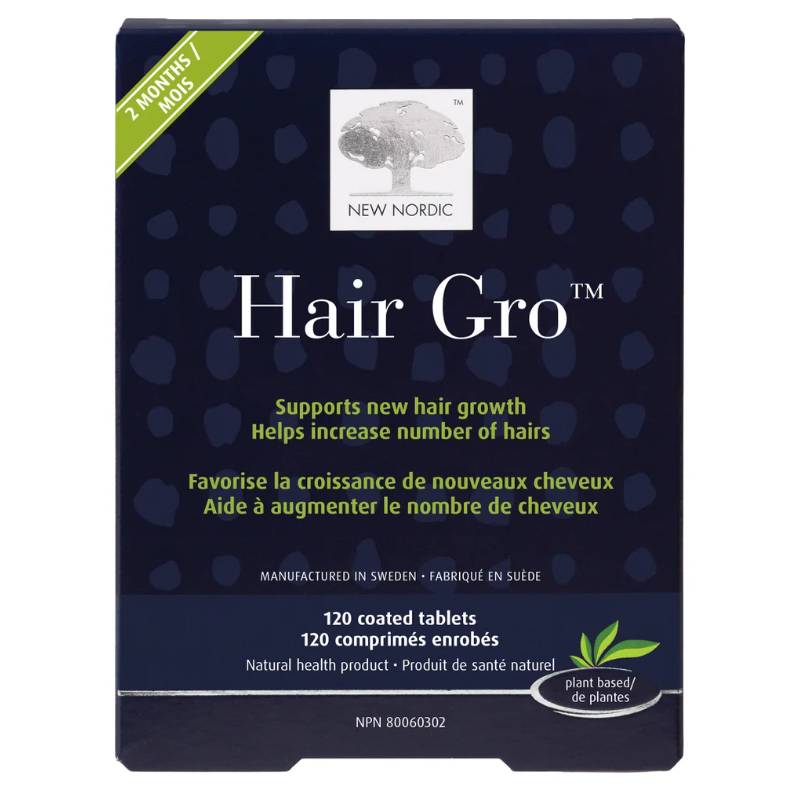 加拿大Costco 直送  *⽣髮片New Nordic Hair Gro (120 粒)*