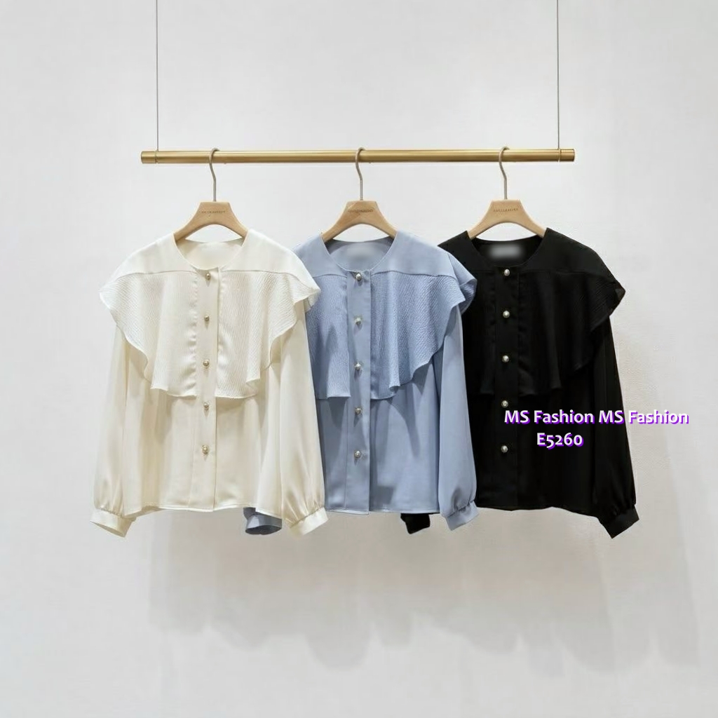 E5260 靚料ruffle top