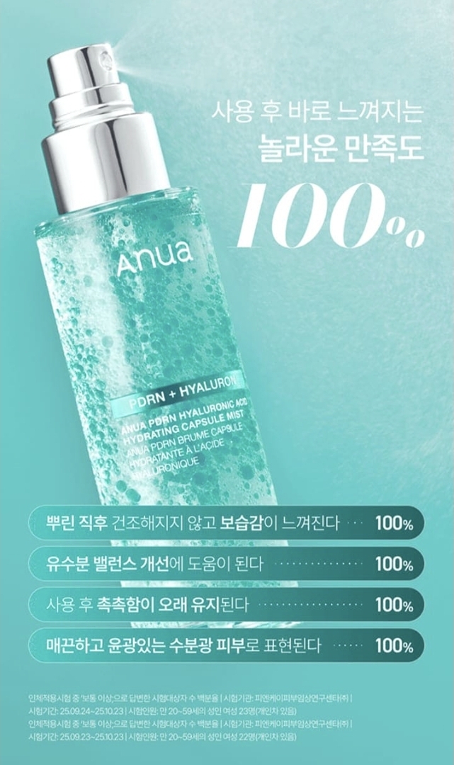 Olive Young 限定 韓國 Anua PDRN 玻尿酸保濕膠囊噴霧套裝