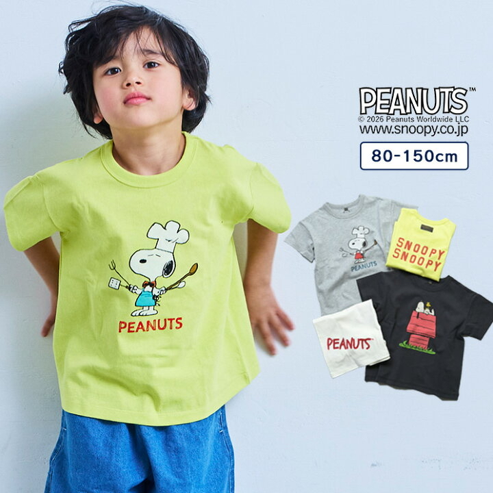 🇯🇵預訂 日本直送🇯🇵Snoopy史努比四色人物前後印花短袖T恤