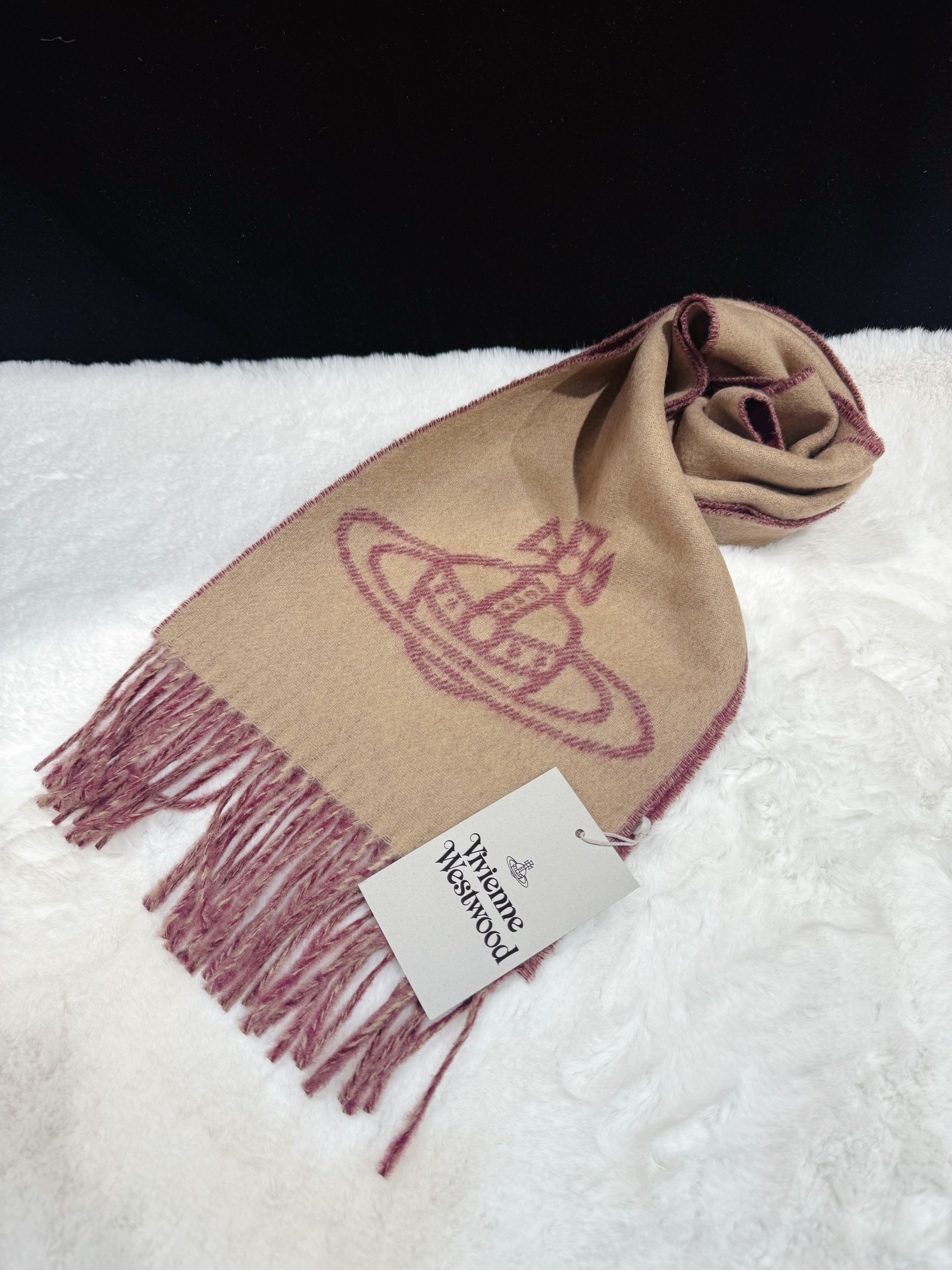 Vivienne Westwood scarf wine