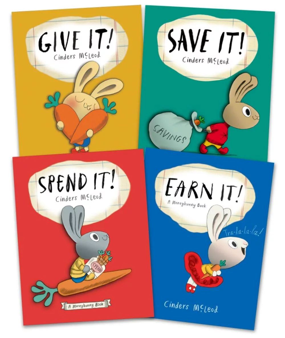 Money Bunny 4 Books set