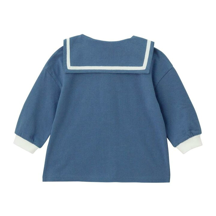 🇯🇵預訂 日本直送🇯🇵三色水手領帆船刺繡長袖上衣