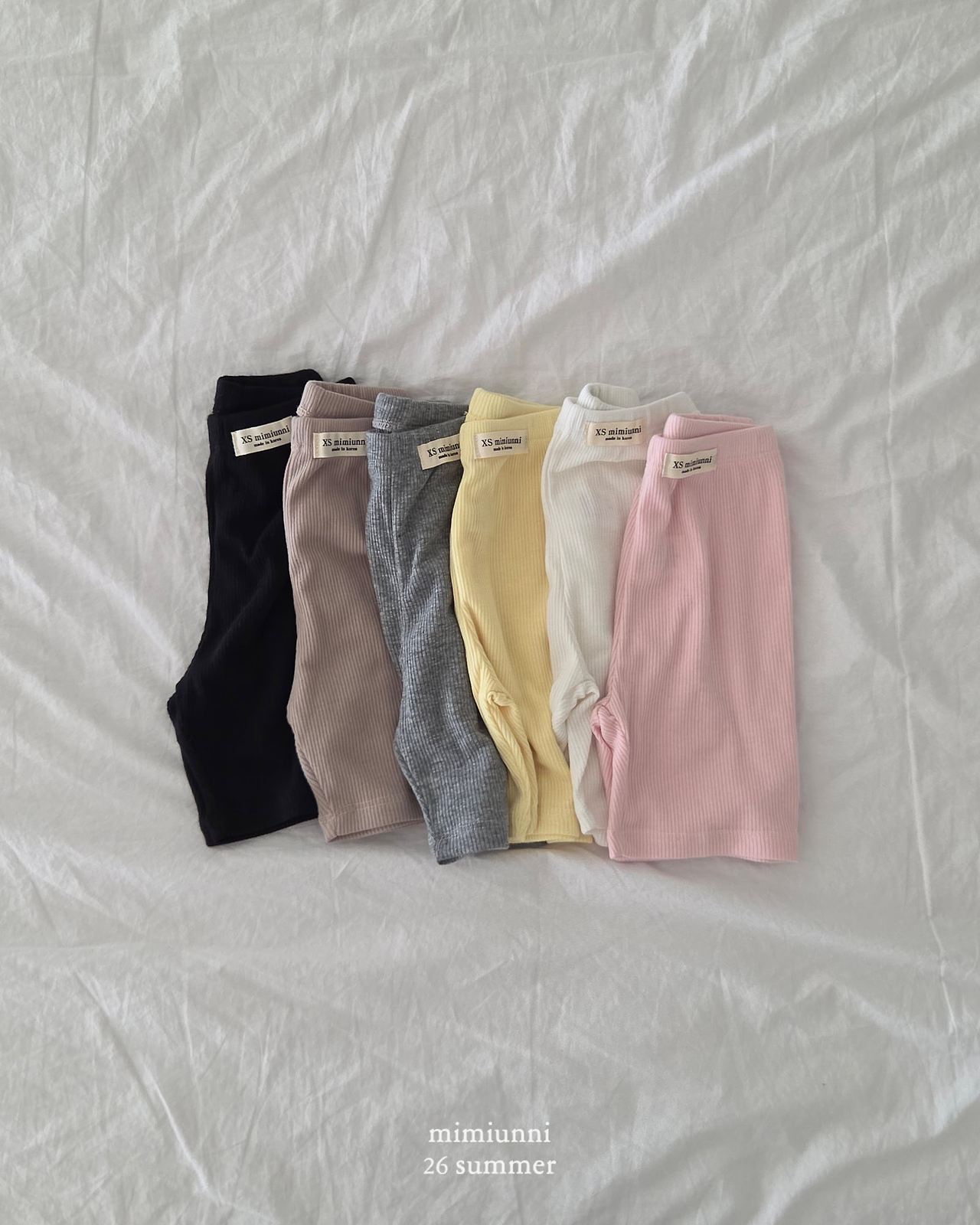 Mimiunni | 1+1 soft leggings (Black+Grey L105-115)