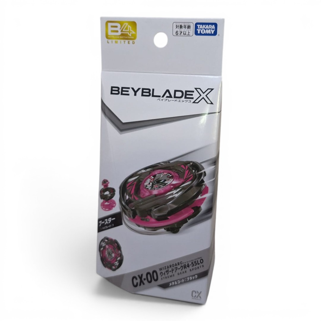 爆旋陀螺 BEYBLADE X CX-00 巫師弧光 R4-55LO 金屬塗層：黑色版 日版