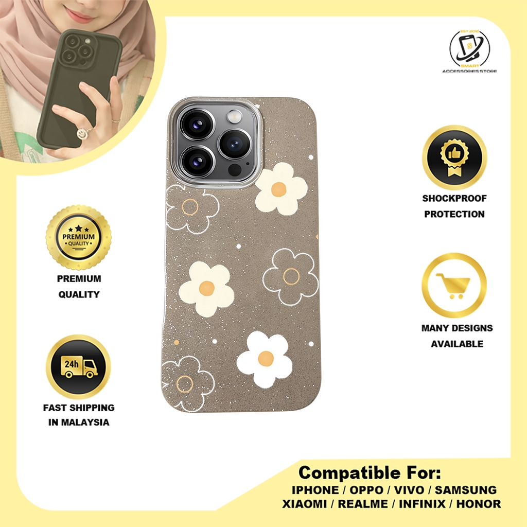BLING CASE PHONE FOR IPHONE - DESIGN FLOWER A2