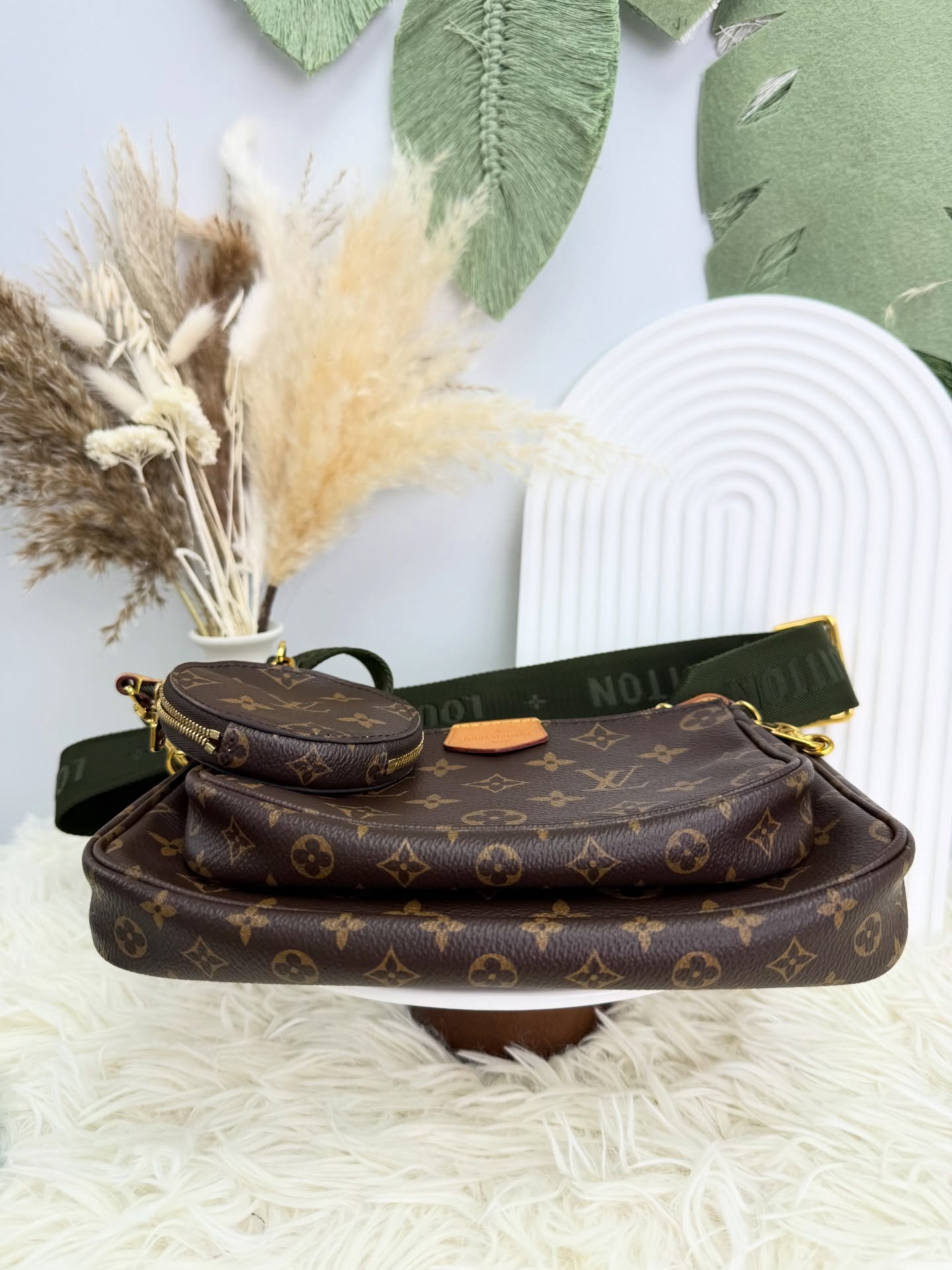 LV🤍PRE OWNED 5 in 1 Multi Pochette 晶片款 斜肩包🤎