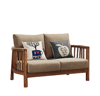 實木兩座梳化 76