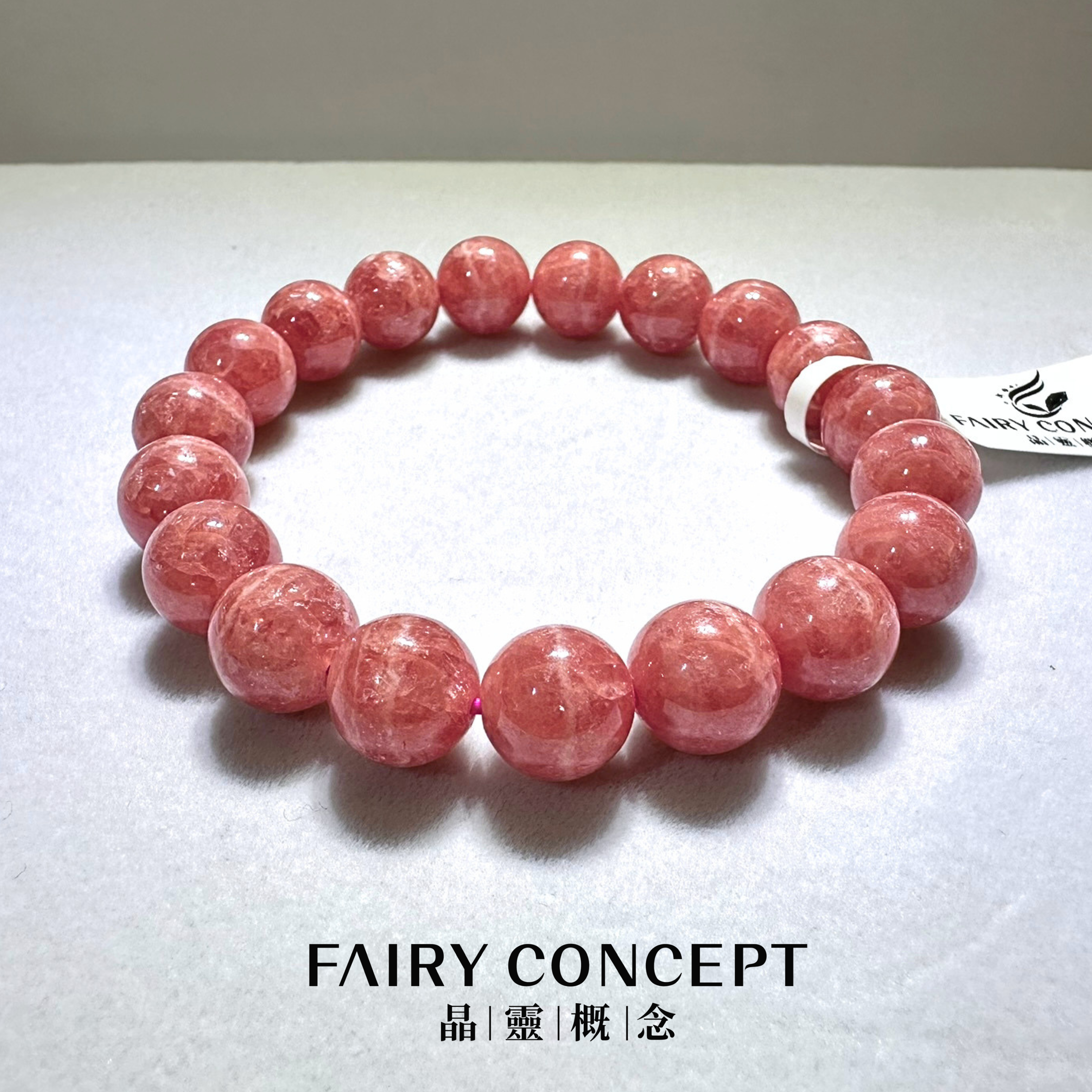 10mm+ 紅紋石手串✨Rhodochrosite Bracelet