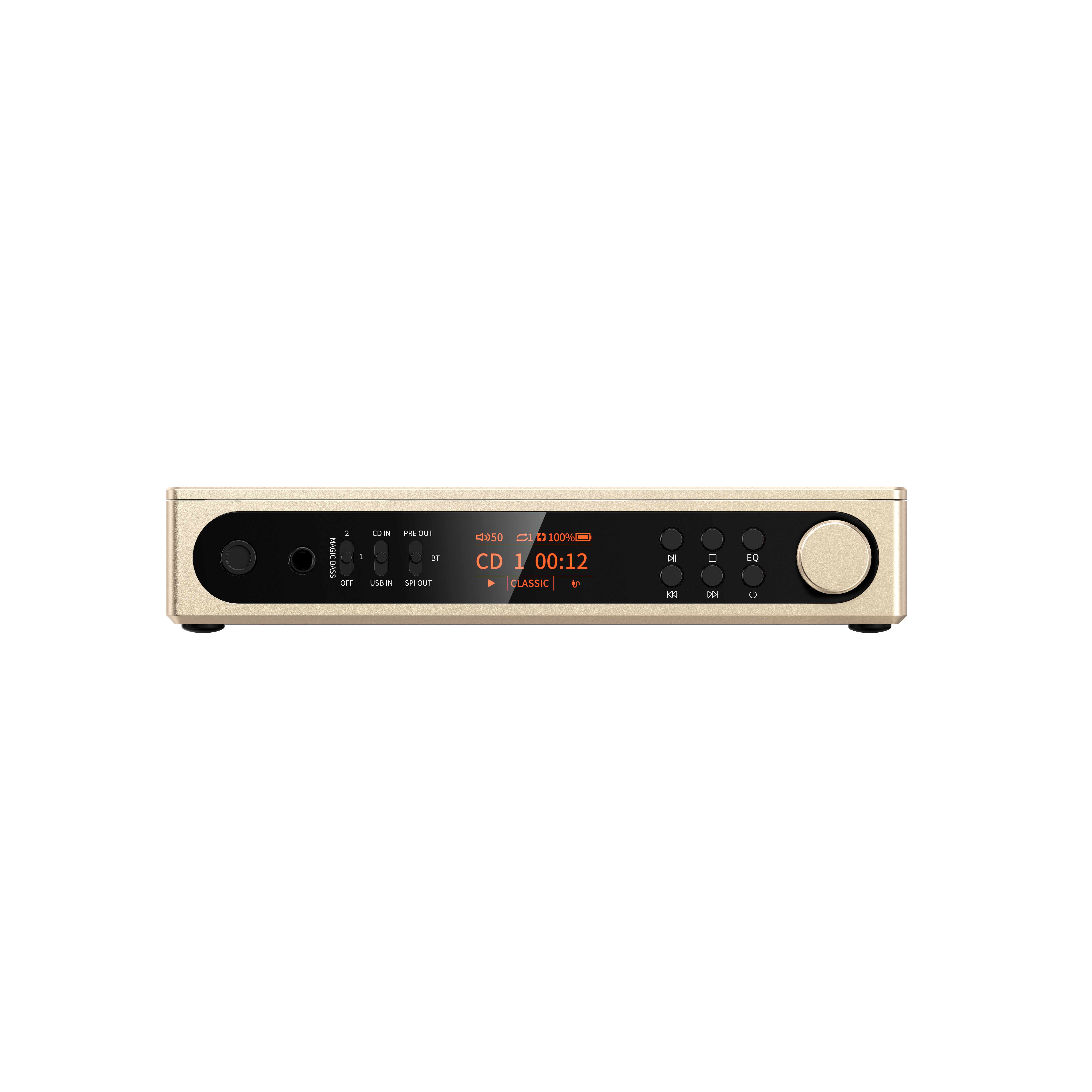 真便攜，真HiFi ~ FiiO CD隨身聽DM15 R2R  限量版 (300台) ~ 復古金