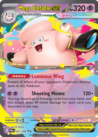 Pokrmon TCG Perfect Order - Mega Clefable EX-031/088