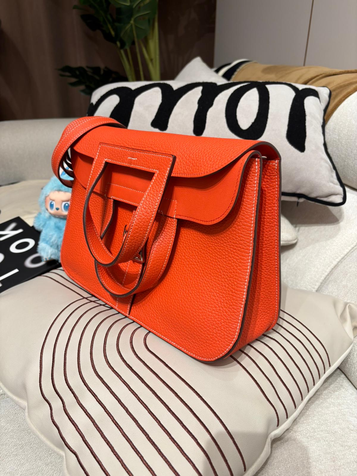 Hermes Halzan 31, 100%Authentic,98%new ✅dust bag✅box 