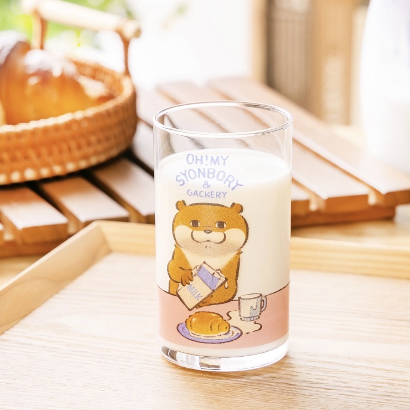 愛說謊的水獺 玻璃杯｜預訂