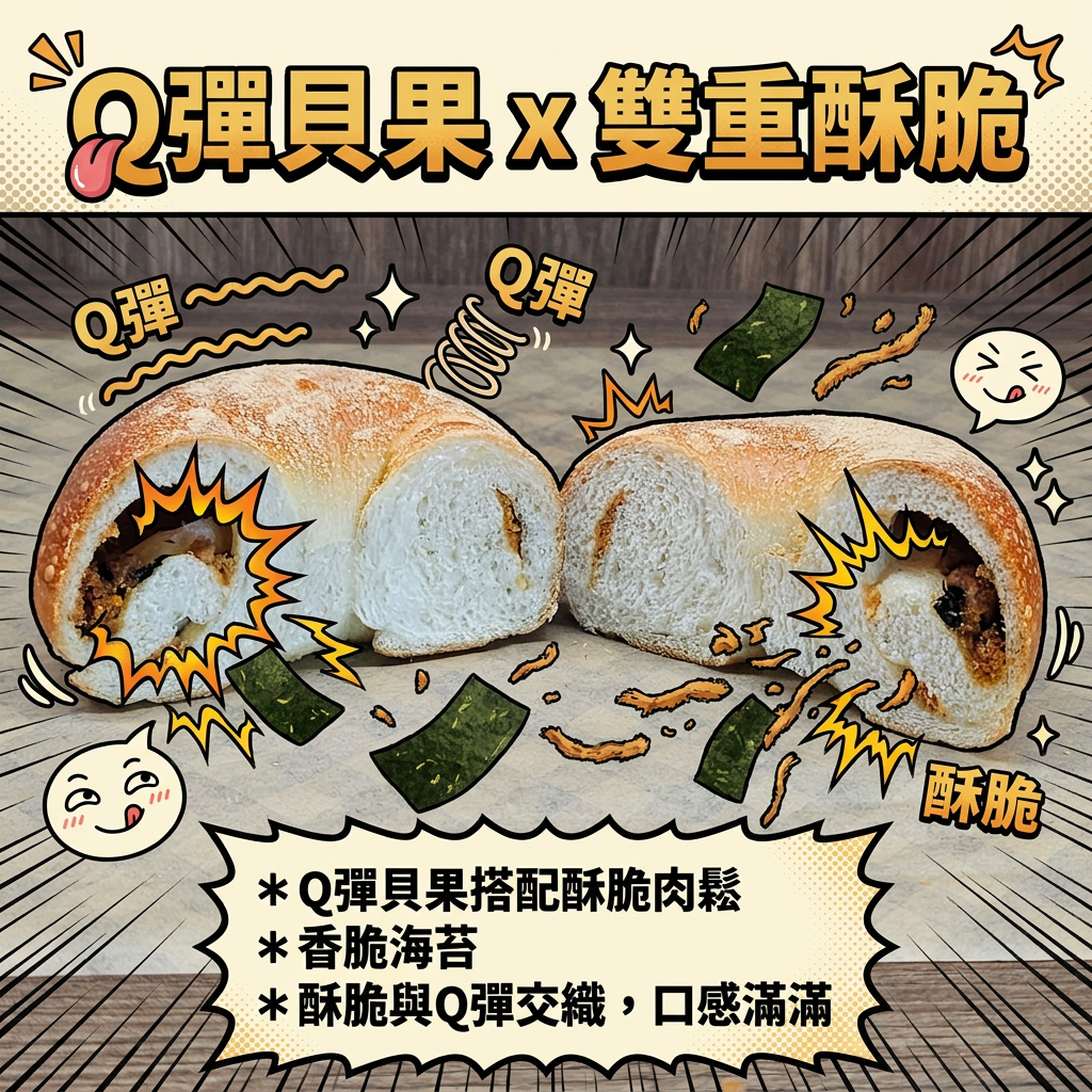 阿嫲｜海苔肉鬆BAGEL｜鹹甜交織 雙重酥脆