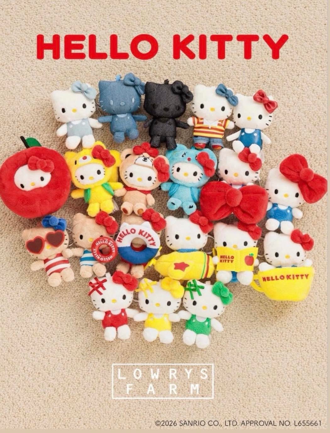 🎌日本直送🎌 LOWRYS FARM x Hello Kitty 聯名限定公仔吊飾