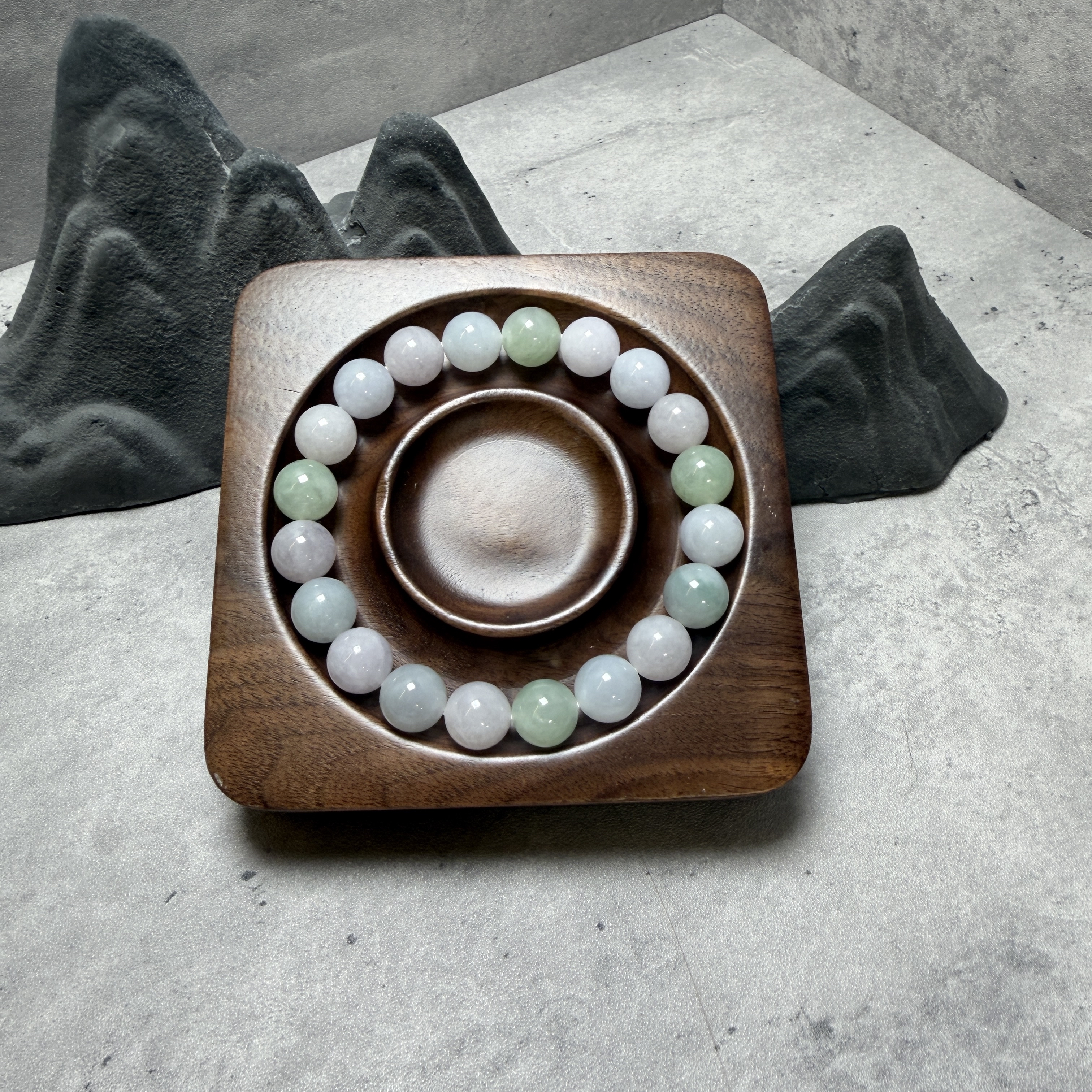 瑪卡龍翡翠手串10.8mm