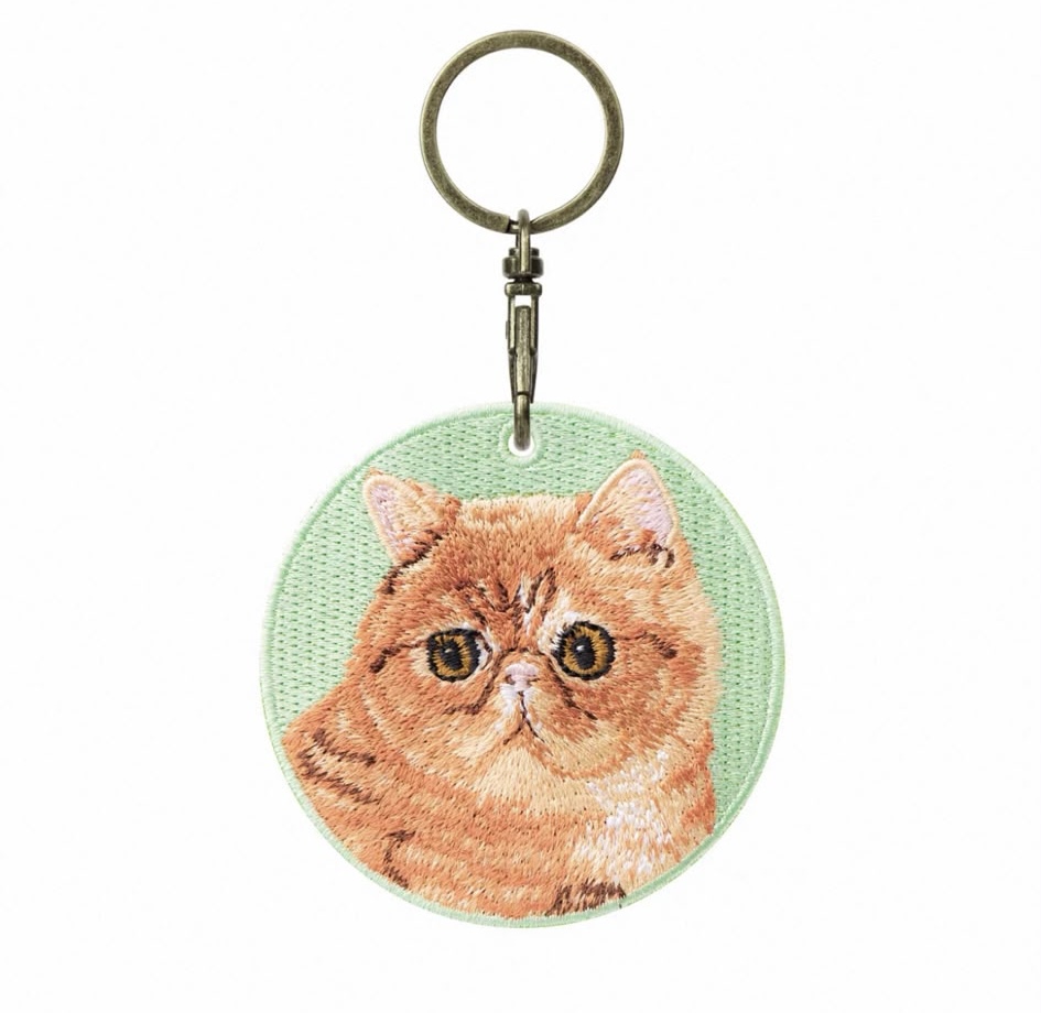 【貓類🐈】雙面刺繡吊飾