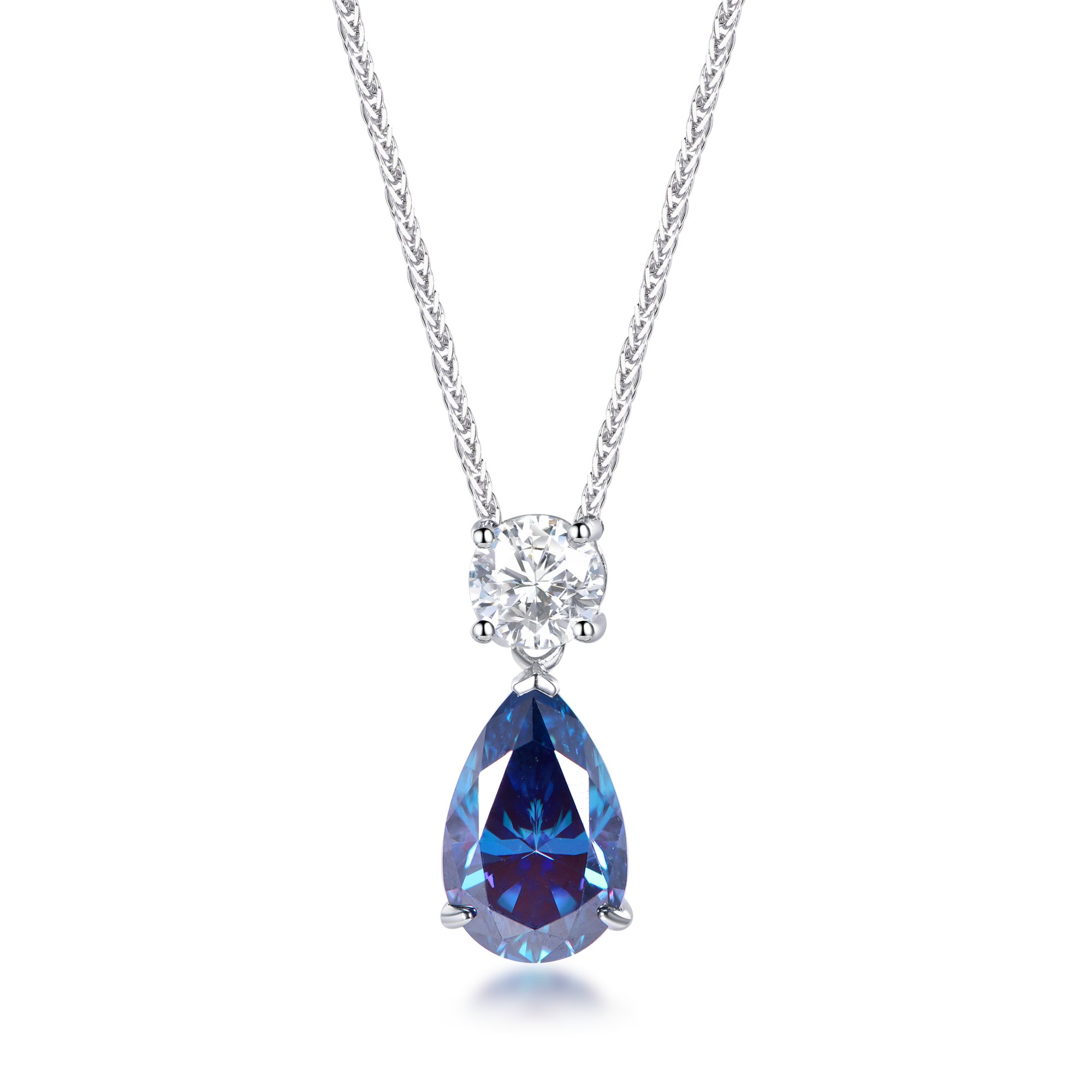 N3093  Sapphire Dew Necklace