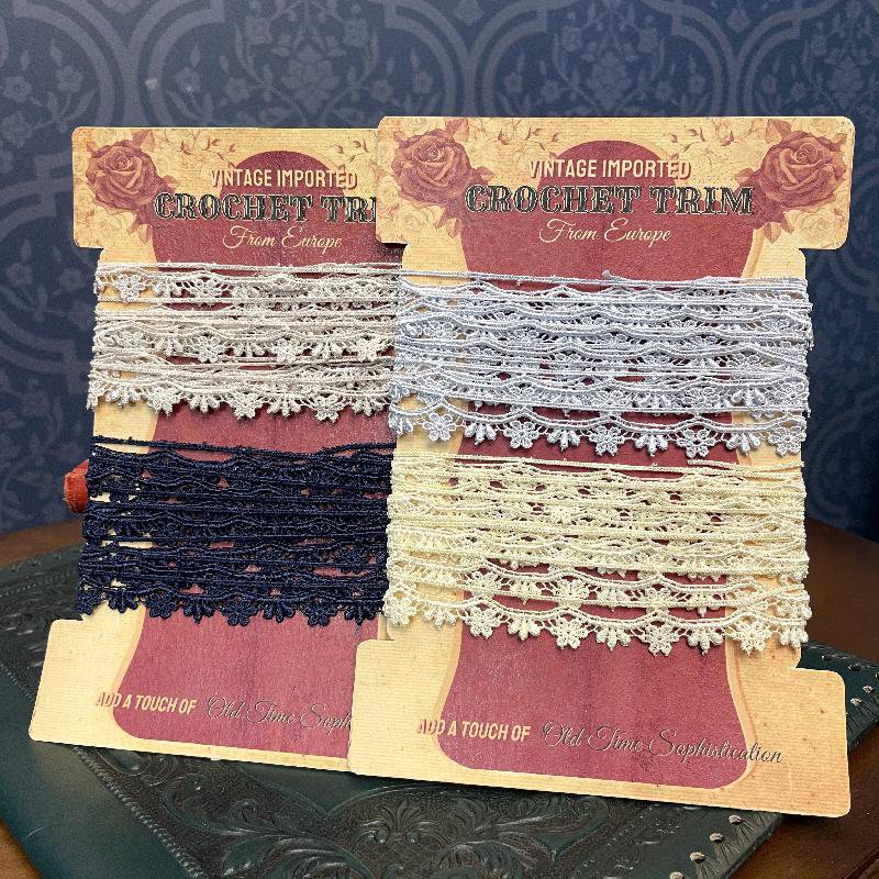 Vintage Imported Crochet Lace Trim - 01 / 1.8cm Width