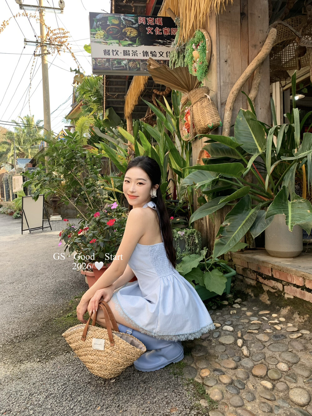 4573 GS START "IRIS DRESS鸢尾花少女短裙"