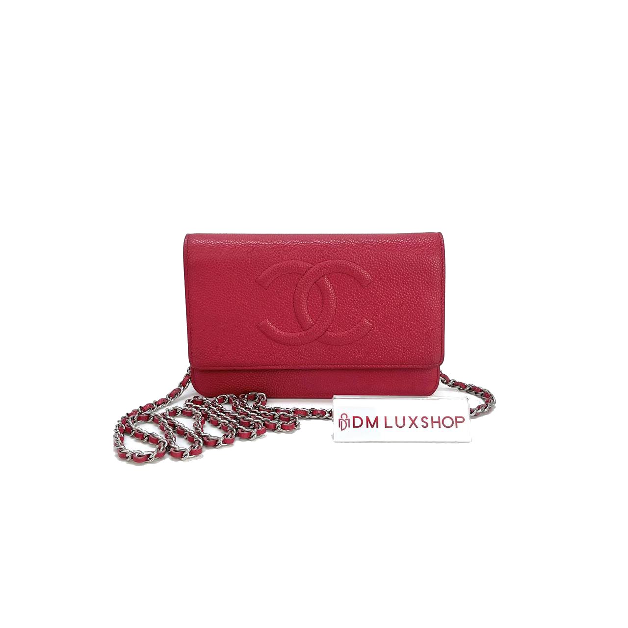 Chanel Pink Caviar Timeless WOC (Serial 18, Y: 2014)