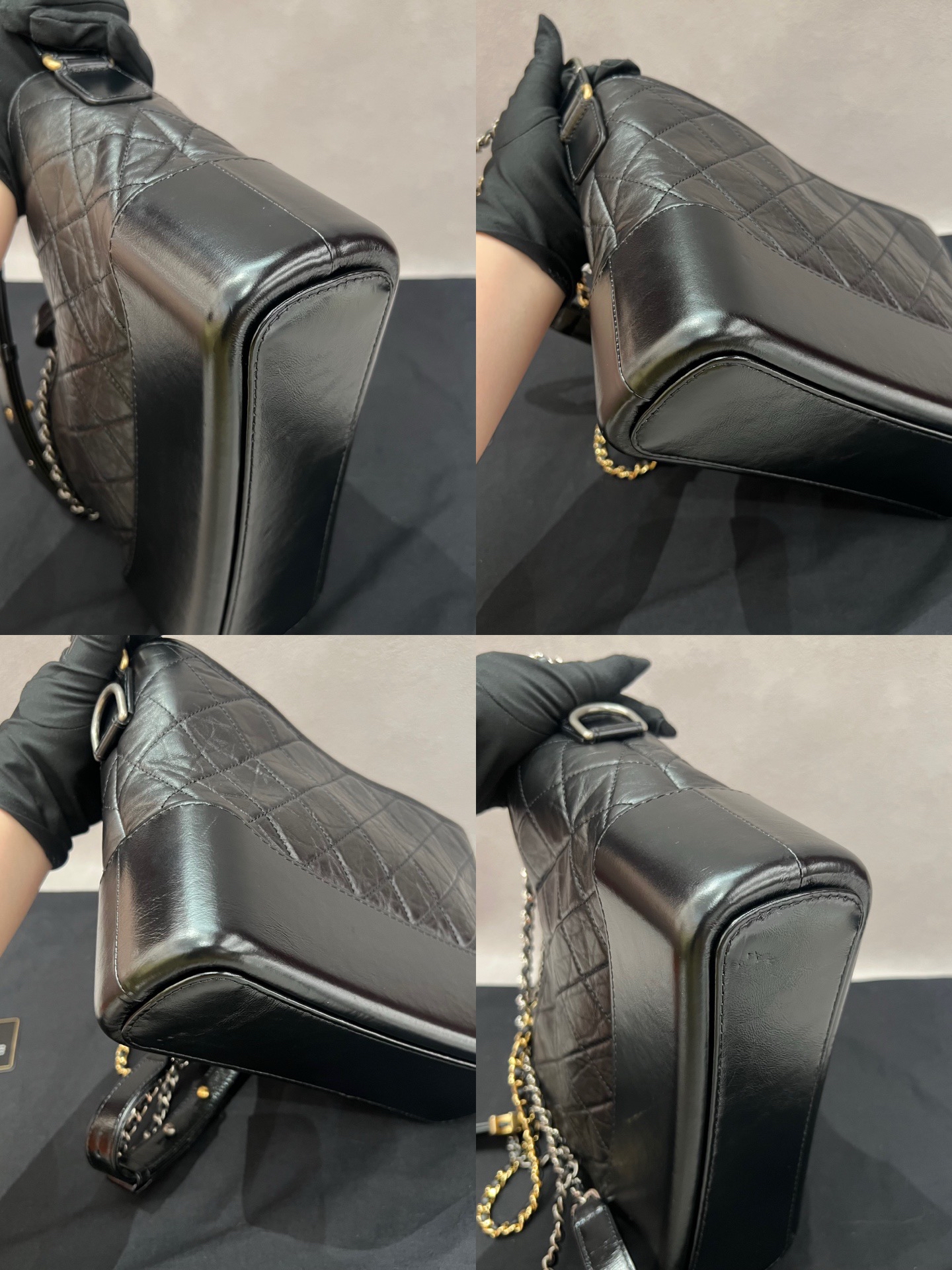 【預訂貨品】Chanel 20A黑金流浪包