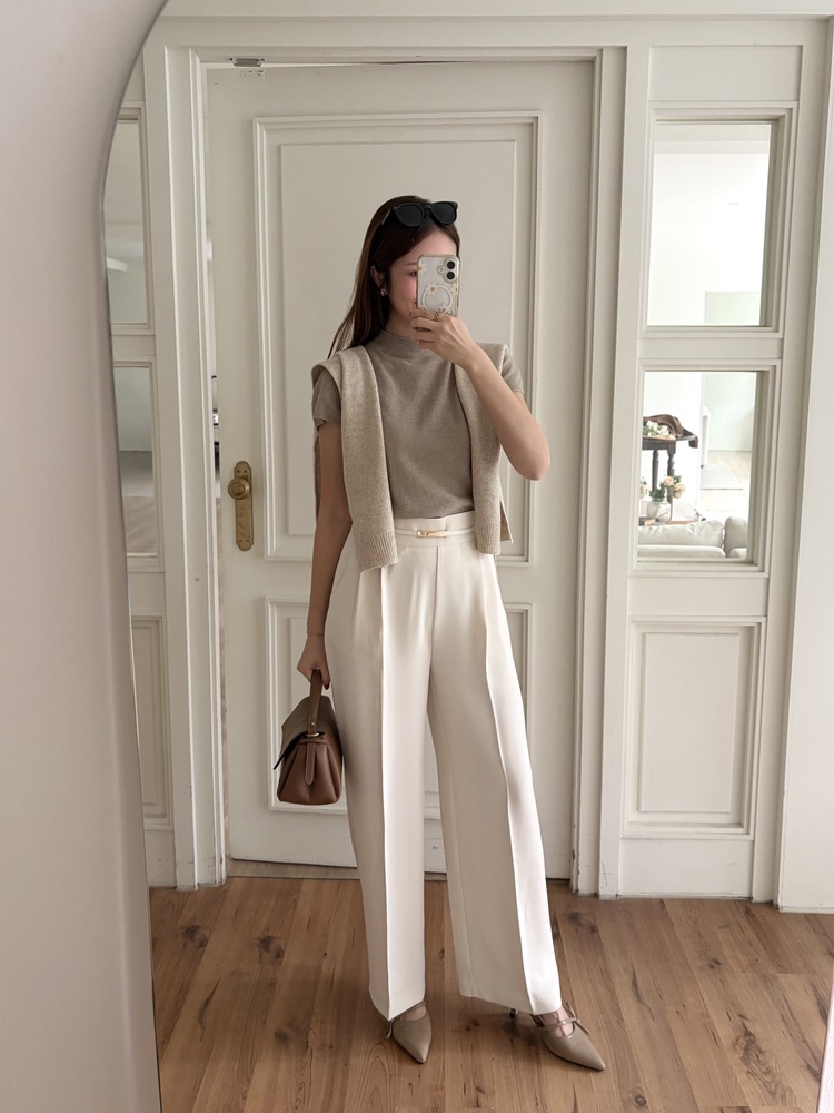 Daily Angora Knitted Top (Mocha)