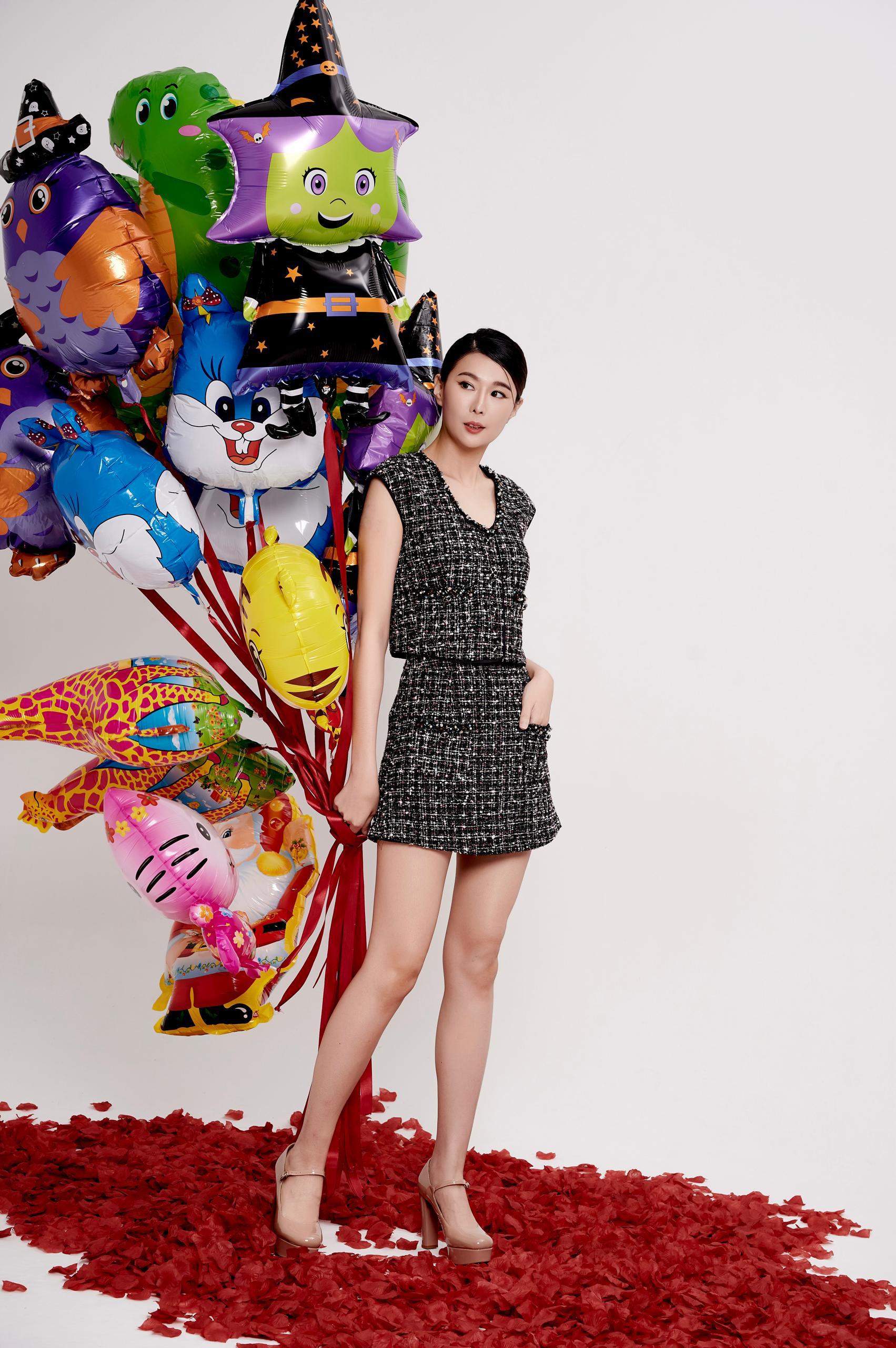 独家小香风裤裙 1607