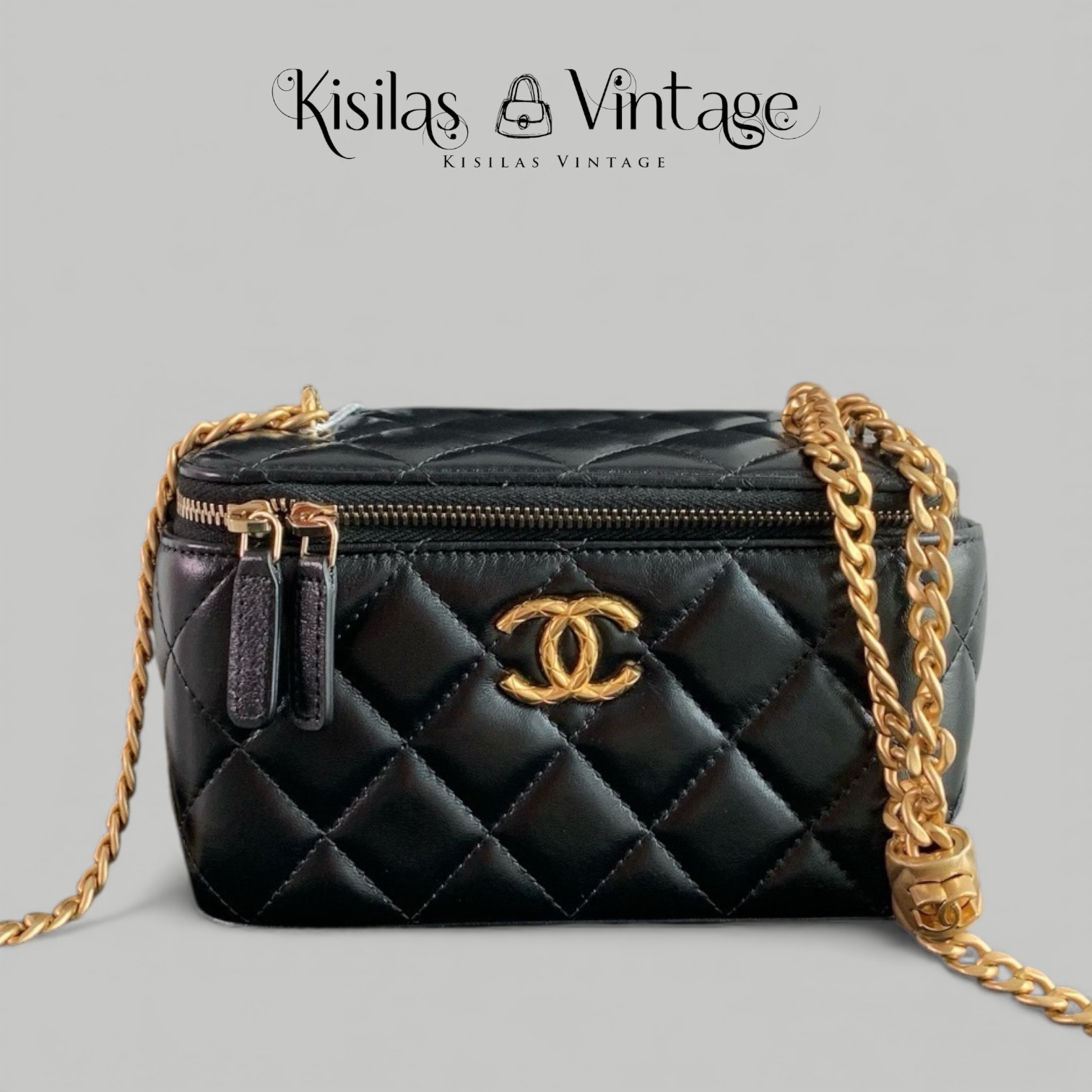 Chanel Lambskin Vanity 調節扣