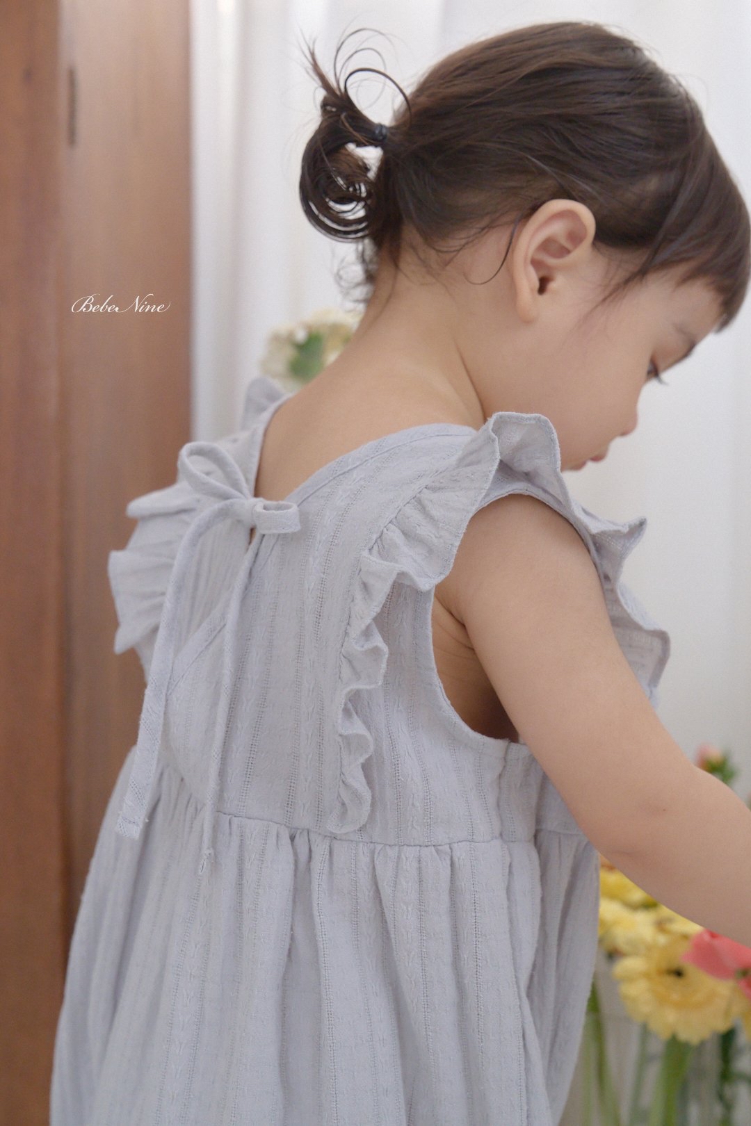 ☀️預訂 韓國直送☀️🇰🇷Bebenine兩色蕾絲標誌荷葉邊背心連身服