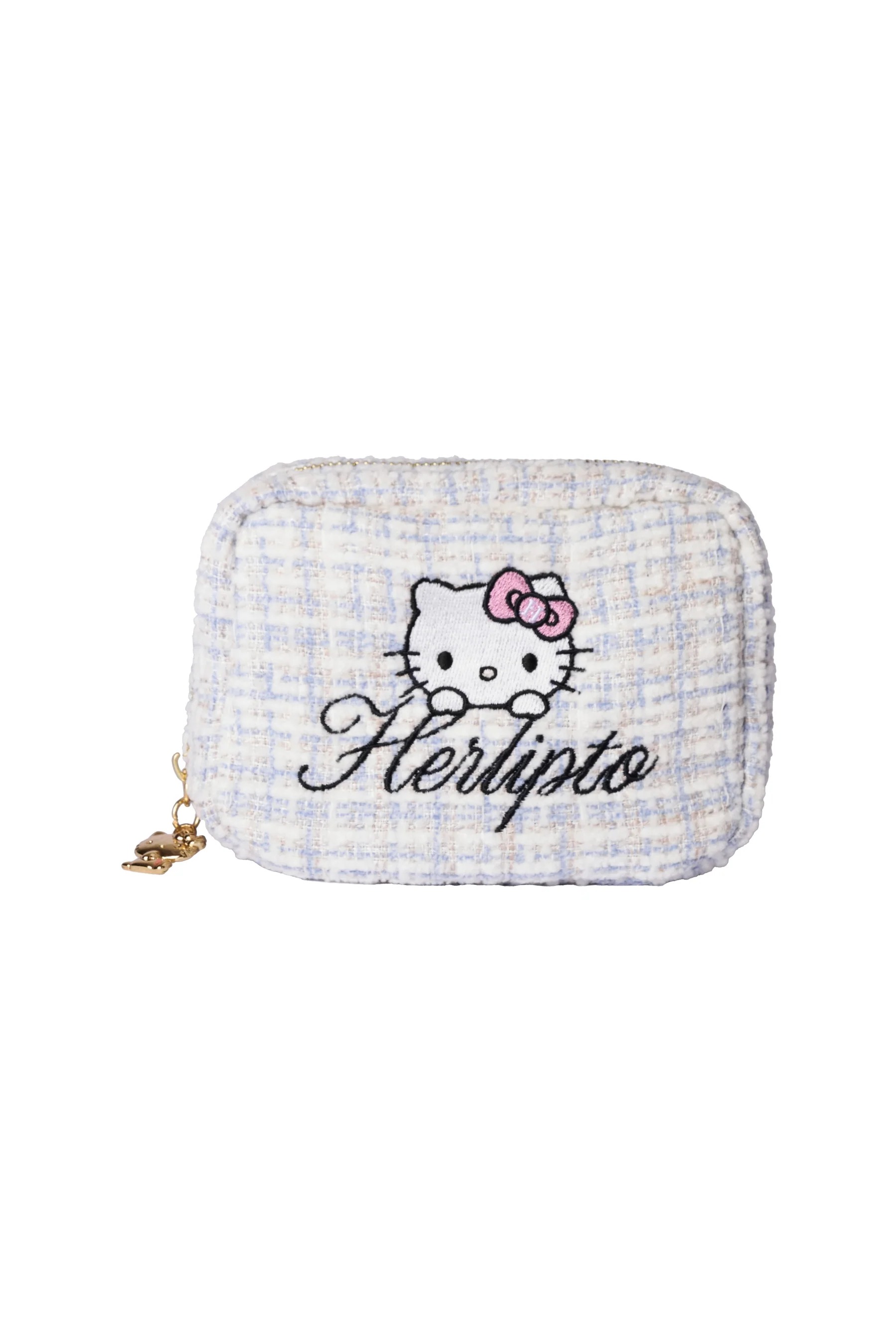 🎀【預訂】Her lip to × Kitty Tweed Mini Pouch R