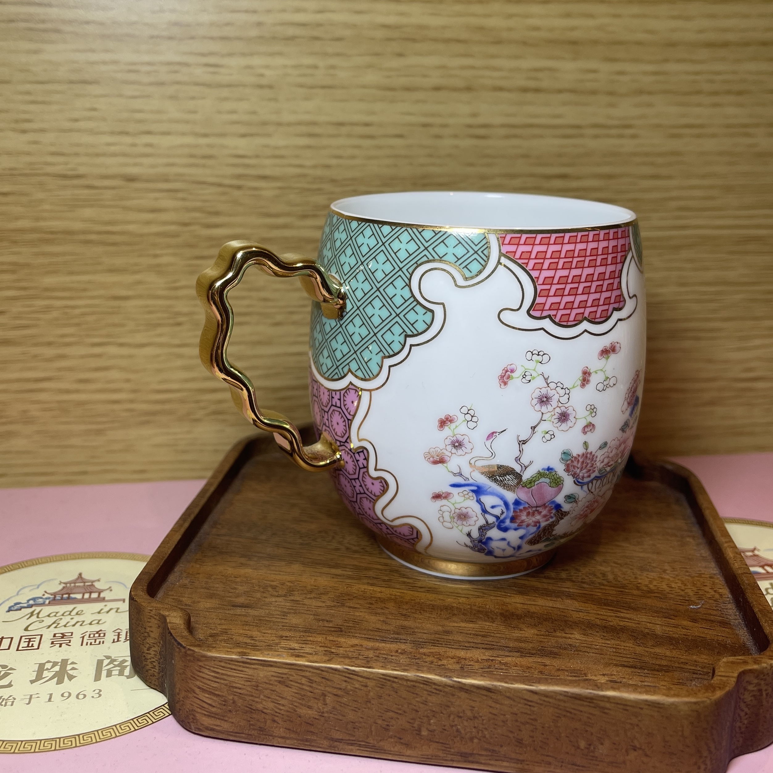 陶溪川 - 國色粉黛馬克杯(圓筒）